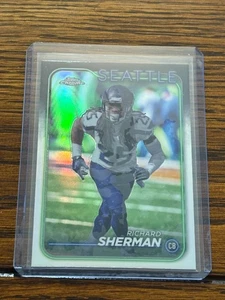 Richard Sherman 2024 Topps Chrome Refractor #182 Seahawks - Picture 1 of 2