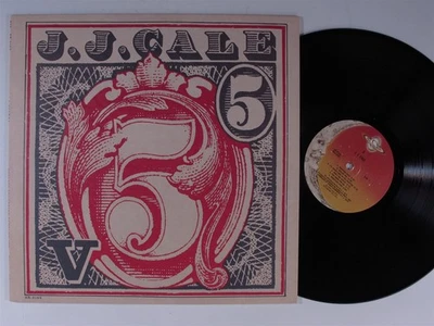 J.J. CALE 5 SHELTER LP VG+ textured cover z - Image 1 of 2