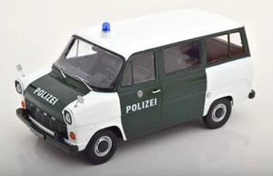 Ford Transit Bus Polizei Hamburg 1965 KK Scale KKDC180466 Modell 1:18 Neu OVP - Picture 1 of 8
