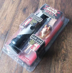 1999 Star Wars JAR JAR BINKS orologio da polso spada laser vetrina Lucasfilm Ltd. - Foto 1 di 8