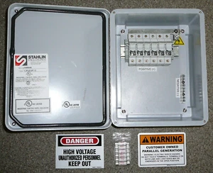 6 Wire Residential Solar Panel Power Fuse Combiner Box (Select Fuse Size) - Picture 1 of 5