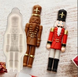 Silicone Nutcracker Solider Chocolate Fondant Mould DIY Clay Resin - Picture 1 of 2