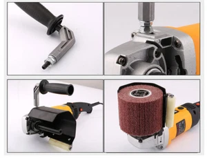 1400W Satiniermaschine Schleifmaschine Poliermaschine Schleifer Bürstenmaschine - Bild 1 von 6