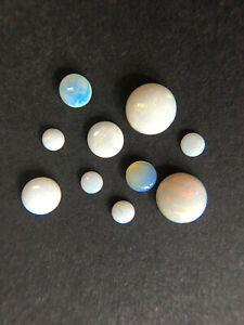 Opals round 3mm to 6mm - Approx 8 pcs - LT9