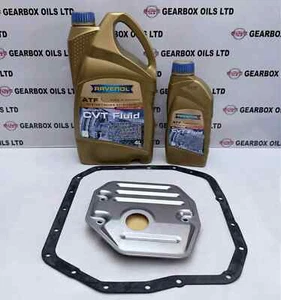 TOYOTA ESTIMA K111 K112 CVT AUTOMATIC GEARBOX OIL 5L FILTER GASKET KIT - Picture 1 of 8