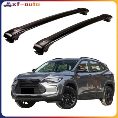 Fits for Chevrolet Tracker 19-23 Lockable Crossbar Roof Rack Rails Rack Bars 2PC - Image 1 of 4