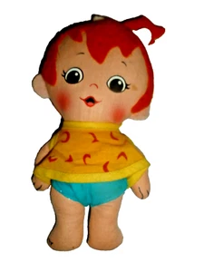 Vintage Bam Bam 7" plush DOLL 1972 toys Knickerbocker Flintstones Rubble - Picture 1 of 3