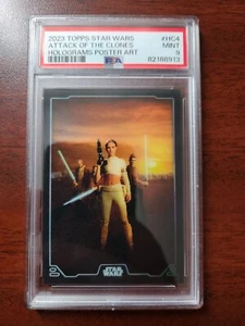 Topps Star Wars 2023 Flagship Graded PSA 9 HC-4 Attack Of The Clones Hologram - Picture 1 of 1