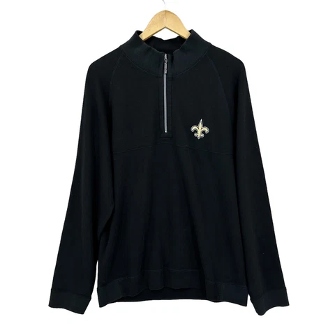 TOMMY BAHAMA New Orleans Saints Sweater Mens Large Reversible Football Q212 Cover