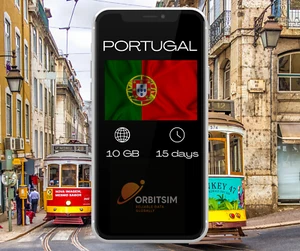 Portugalia | 10GB na 15 dni | Mobile Data eSIM | Szybka dostawa - Zdjęcie 1 z 1