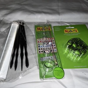 NEW Makin’s Clay Lot- Mixing Ruler, Clay Cutters Heart stars, tools - Picture 1 of 5
