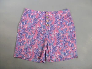 Pantalones Cortos Stella Parker Sirena Para Mujer Talla 12 Rosa Azul Elastizados Nuevos Sin Etiquetas - Imagen 1 de 5