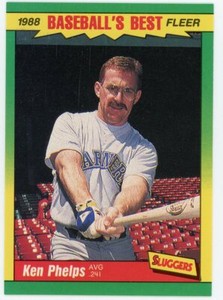 1988 FLEER BASEBALL'S BEST #29 OF 44 - KEN PHELPS - SEATTLE MARINERS