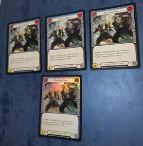 FAB Welcome to Rathe unlimited BUCKLING BLOW x 4 (1 OF THEM FOIL) NM (BLUE) - Imagen 1 de 1