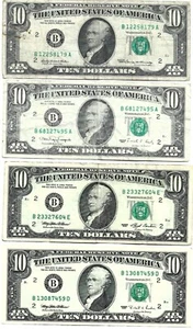 New York $10 Notes Series 1969 1990 1993 1995 Your Choice LOT 27 - Picture 1 of 1