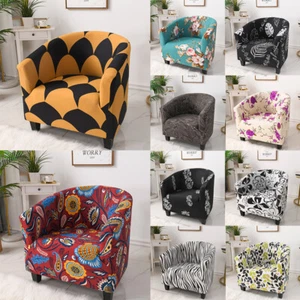 Sillón club silla sofá cubierta barra sala de estar bañera cañón silla asiento fundas - Imagen 1 de 41