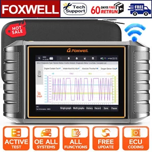 FOXWELL NT710 Bidirectional Car OBD2 Scanner All System Diagnostic IMMO Coding - Picture 1 of 18