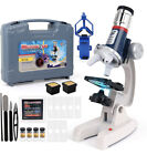 D-FantiX Microscope Kit for Kids 8-12, Kids Microscope Science Kit 