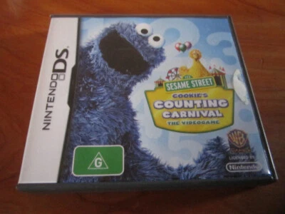 NINTENDO DS GAME SESAME STREET COOKIE'S COUNTING CARNIVAL *** GREAT *** - Image 1 of 3