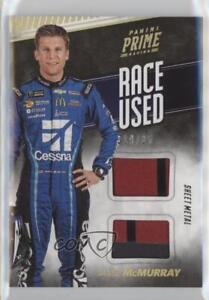 2018 Prime Racing Race Used Duals Sheet Metal Holo Gold /25 Jamie McMurray