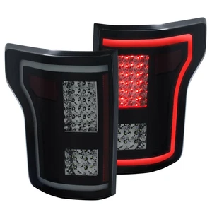 Anzo USA 311286 FORD F-150 15-17 L.E.D TAIL LIGHTS G2 SMOKE - Picture 1 of 5