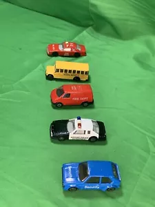 MAISTO DIECAST 5 cars BUICK LESARRE/VW GOLF CARAVELLE/ BUS Vintage Condition - Picture 1 of 15