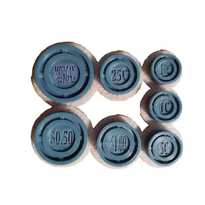 Twist And Crimp Coin Roll Crimper Set $0.01 $0.05 $0.10 $0.25 $0.50 $1.00 + $1 - Picture 1 of 18