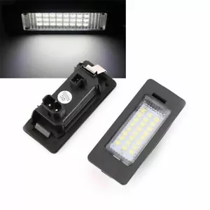 Canbus LED License Number Plate Light Lamps White For BMW E60 E39 E82 E70 E90 M3 - Picture 1 of 9