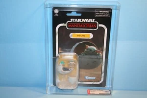 STAR WARS 2021 AFA GRADED MINT ON CARD TVC THE CHILD 8.5 FIGURE WEAPON - Picture 1 of 14