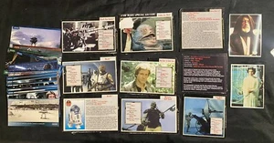 Star Wars POTF File Card Lot And Topps Wide vision Cards - Picture 1 of 7