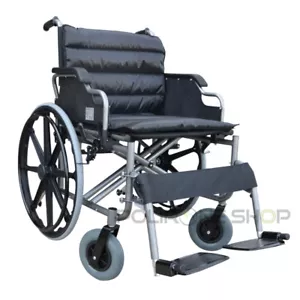 THIRA Silla de ruedas bariátrica para sobrepeso plegable anciano minusválido y - Imagen 1 de 11