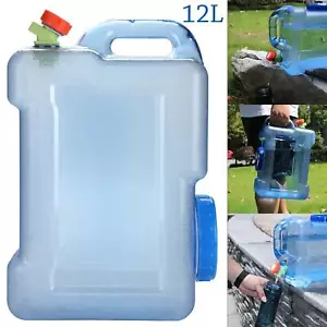12L Wasserkanister Wasser Kanister Mit Hahn Trinkwasserkanister Camping Zubehör - Bild 1 von 12