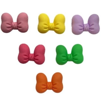 Chunky Bows - Shelly's Buttons - Girls Flat Back Embellishments - Craft Scrap - Image 1 of 2