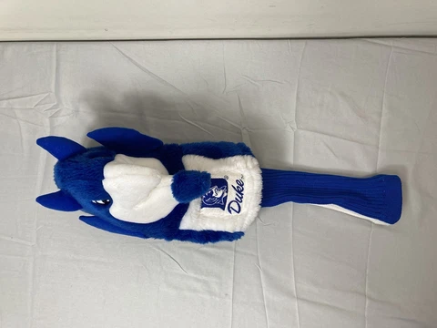 Rare! Duke Blue Devils Sock Hand Puppet Duke Fans  Blue and White March Madness Cover