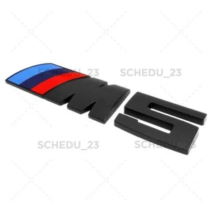 Placa de identificación emblema maletero trasero BMW/pintado negro mate F10 M5 13-16 - Imagen 1 de 2