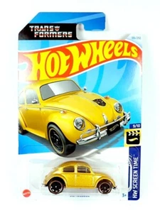 2024 HOT WHEELS / No. 186 Volkswagen Bumblebee (Metallic Gold) / HW SCREEN TIME. - Picture 1 of 3