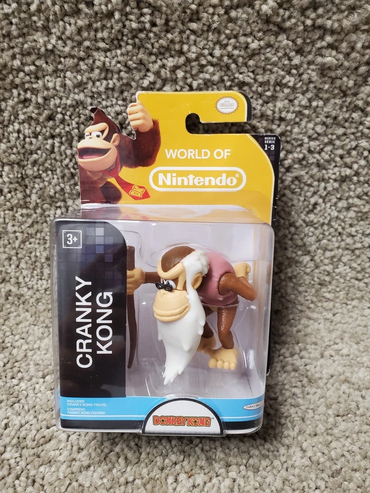 World of Nintendo Cranky Kong 2.5 Inch Figure Factory S1