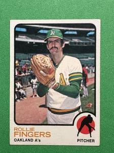1973 Topps #84 Rollie Fingers Oakland A's EX kostenloser Versand - Bild 1 von 6