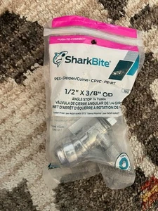 SharkBite Push-to-Connect 1/2 Zoll x 3/8 Zoll O.D. - 23036-0000LF - Bild 1 von 1