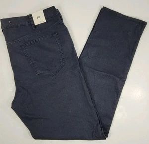 NEU Banana Republic schmale Passform Leinen Baumwolle Reisehose Stetch marineblau 40x34 - Bild 1 von 16