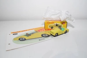 B91 1:43 ATLAS DINKY TOYS 105 TRIUMPH TR2 TR 2 YELLOW MIB + LEAFLET - Picture 1 of 19