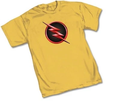 DC REVERSO FLASH TV SÍMBOLO Logo - DORADO ADULTO Licencia Camiseta - S-3XL Foto 1 de 2