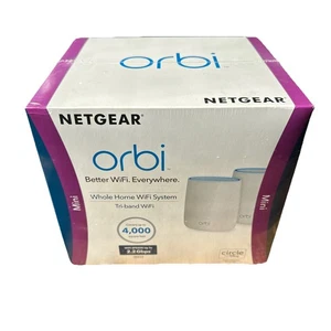 NETGEAR Orbi Mini RBK22 AC2200 Mesh WiFi System NEW SEALED Router + Satellite - Picture 1 of 3