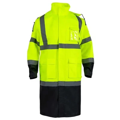 Fonirra Oxford Men's High-Visibility Waterproof Class 3 Raincoat Size: M NWT - Image 1 of 4