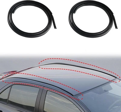 2x LH RH techo coche moldura por goteo resistente al clima para Toyota 2007-2011 Yaris sedán Foto 1 de 4