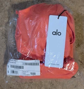 Alo Yoga Alosoft Showcase Dress Sz S Candy Orange - Picture 1 of 4