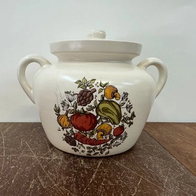 McCoy Bean Pot 342 Spice Delight or Cookie Jar Spices Vegetables - Image 1 of 4
