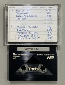 Leatherwolf DAT Production Master Cassette Tape Ultra Rare 80’s Rock - Picture 1 of 3