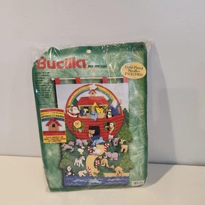 Bucilla 83985 Weihnachten auf der Arche Filz Applikation Adventskalender Set versiegelt - Bild 1 von 4