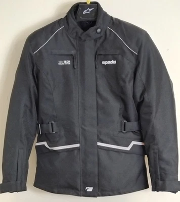 Ladies Spada Motorcycle Jacket Waterproof UK12 Medium Black Commuting Motorbike - Image 1 of 4
